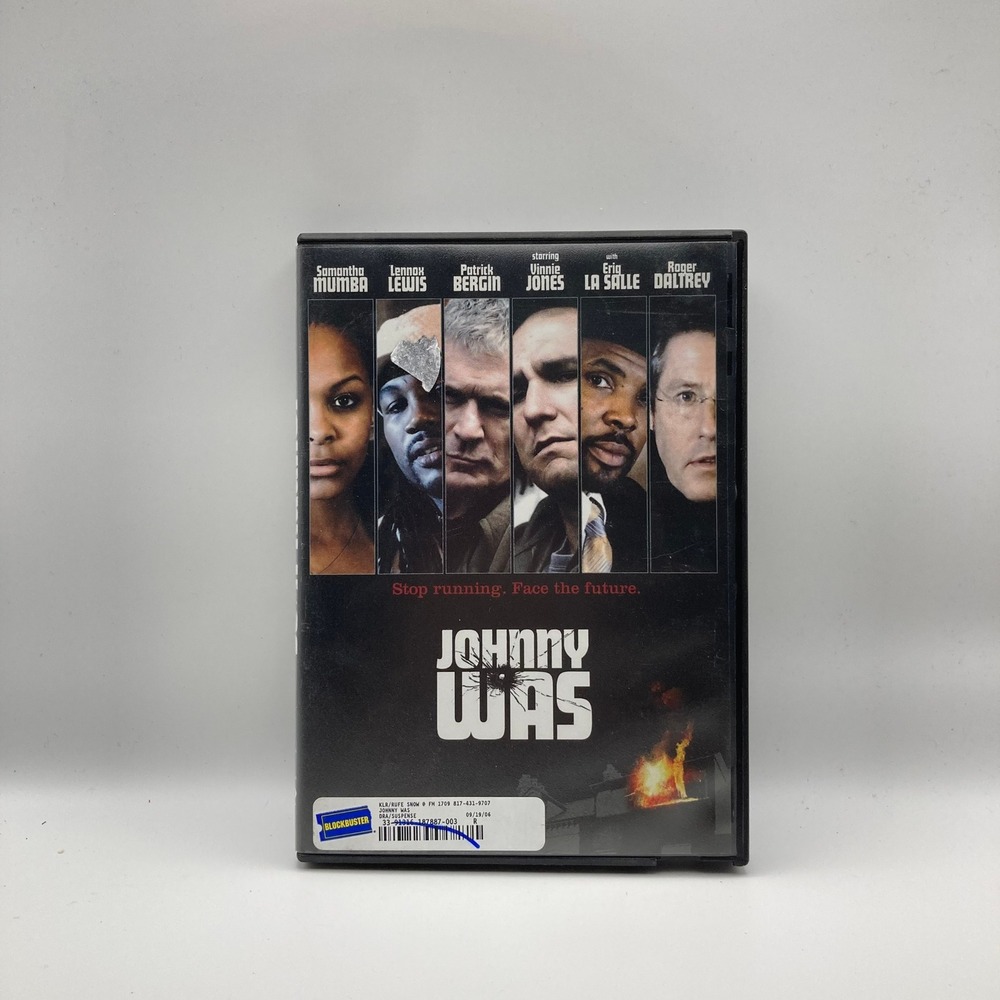 Johnny Was DVD 2006 Samantha Mumba Lennox Lewis‎ Patrick Bergen Action Thriller